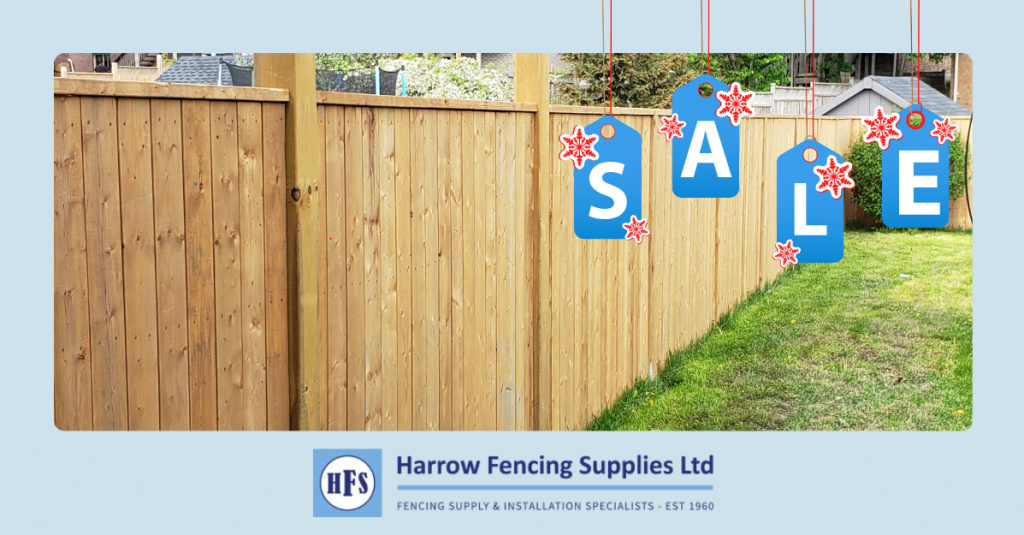 Harrow Fencing Supplies sale banner